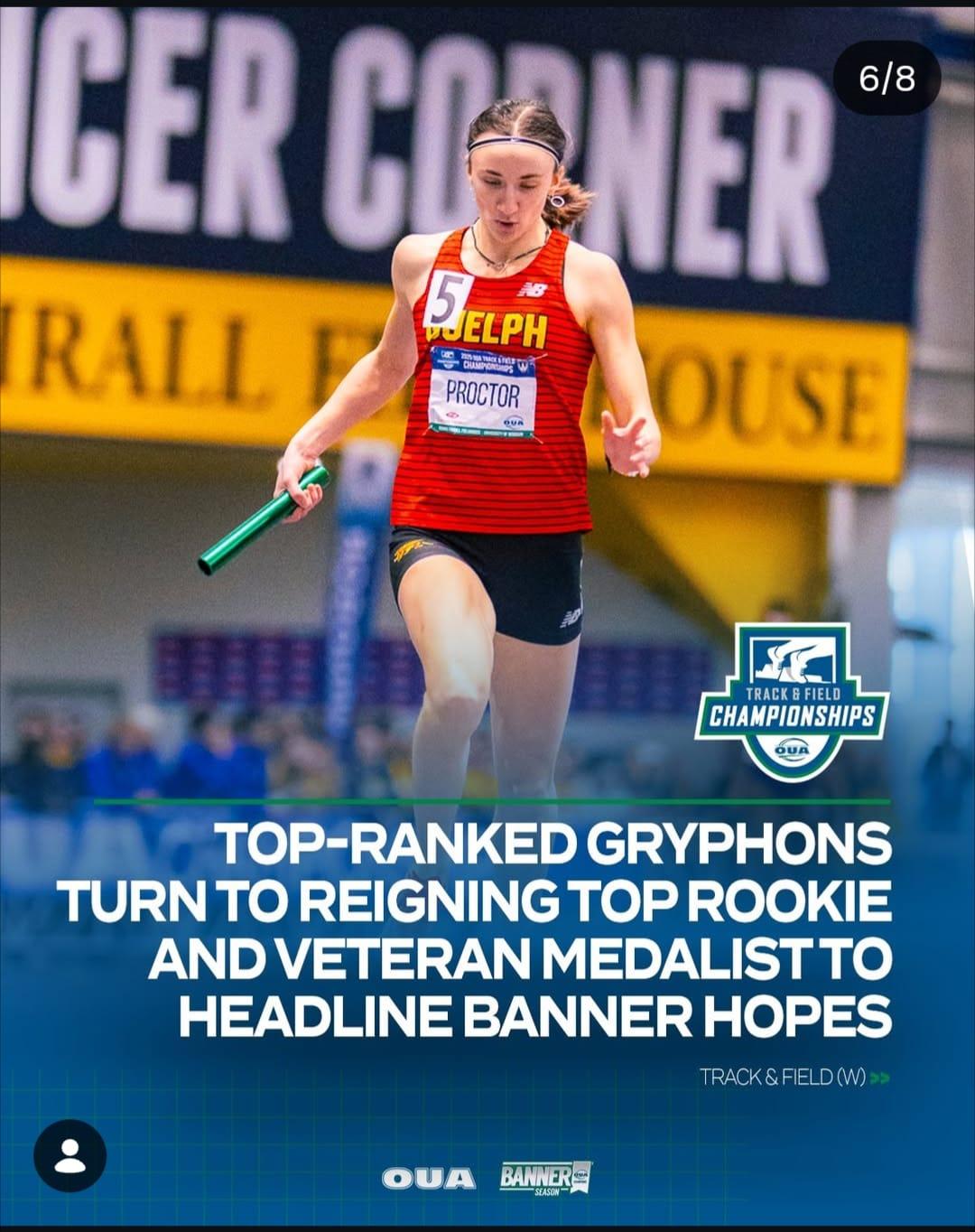 2025's U Sports Rookie of the Year- Dianna Proctor